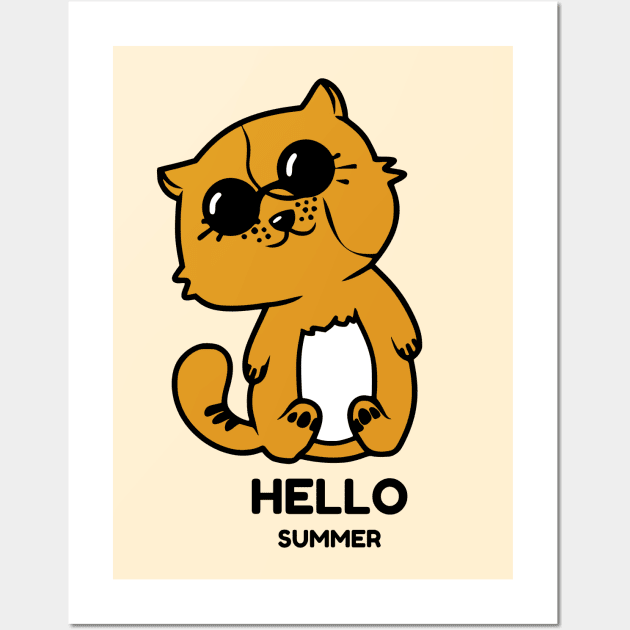 Hello summer Wall Art by TheAwesomeShop